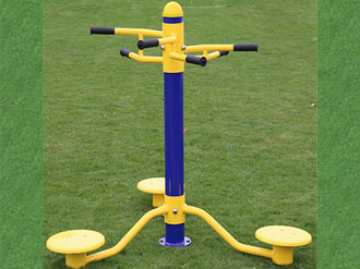 三位扭腰器-室外健身路徑器材